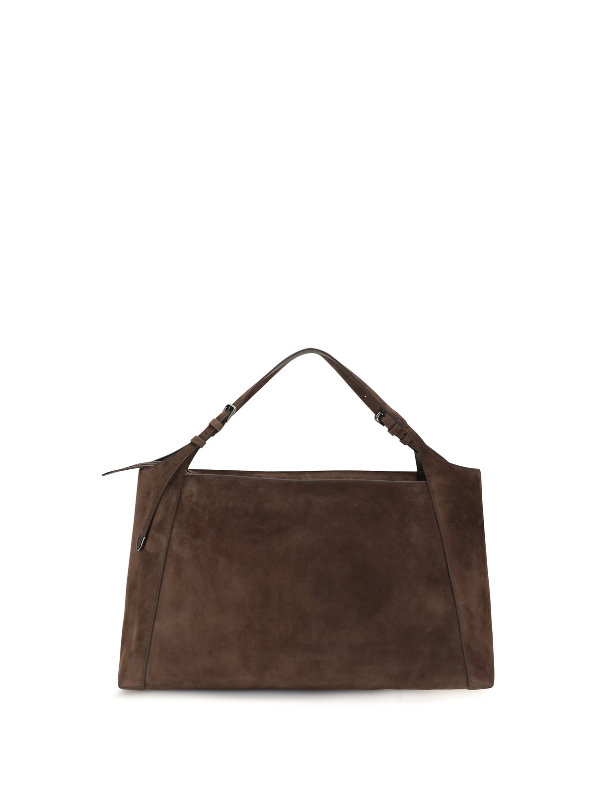 Brunello Cucinelli Sartorial suede Shoulder Bag - Espresso