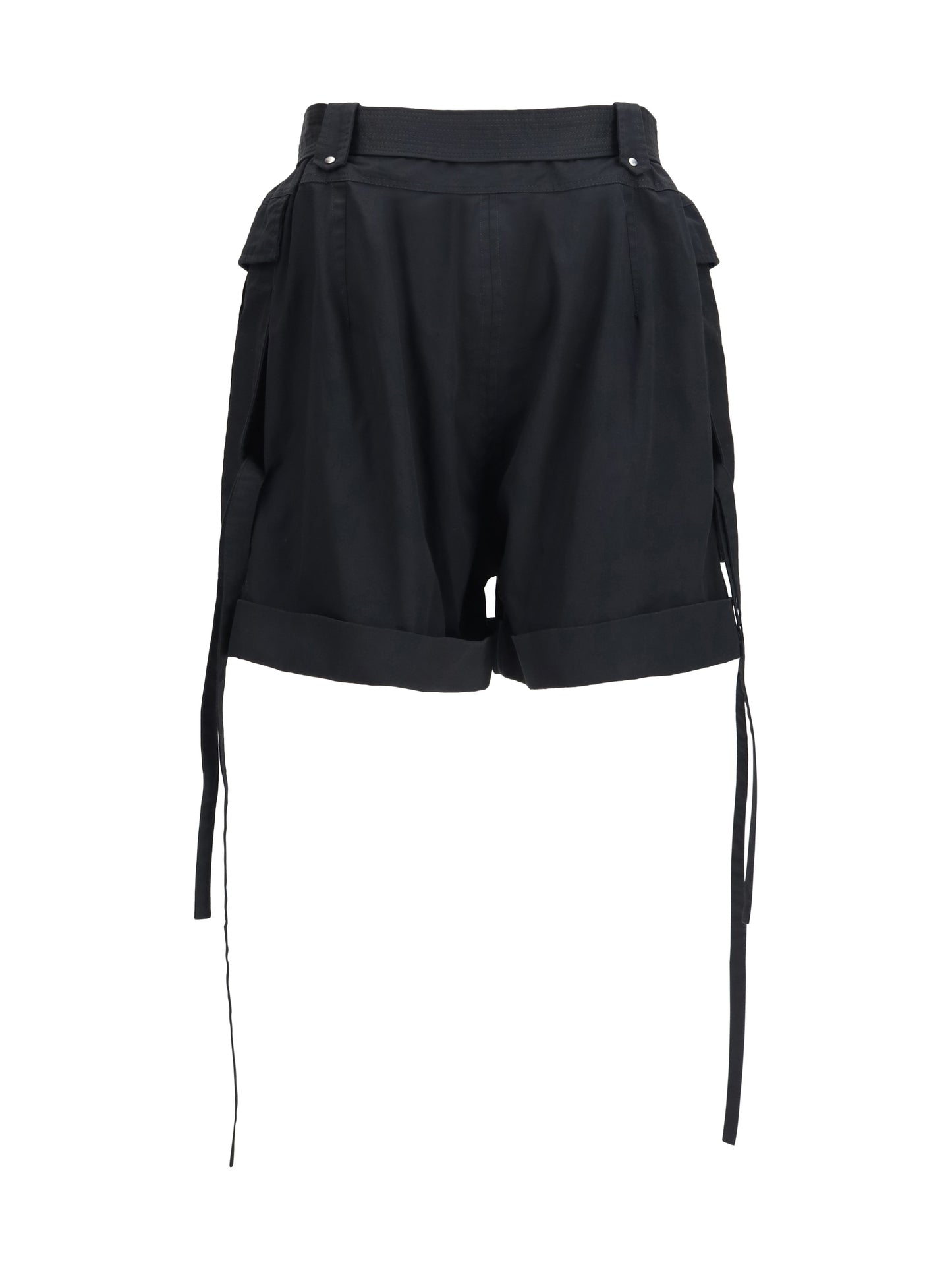ALEXANDER McQUEEN Cotton Shorts with belt