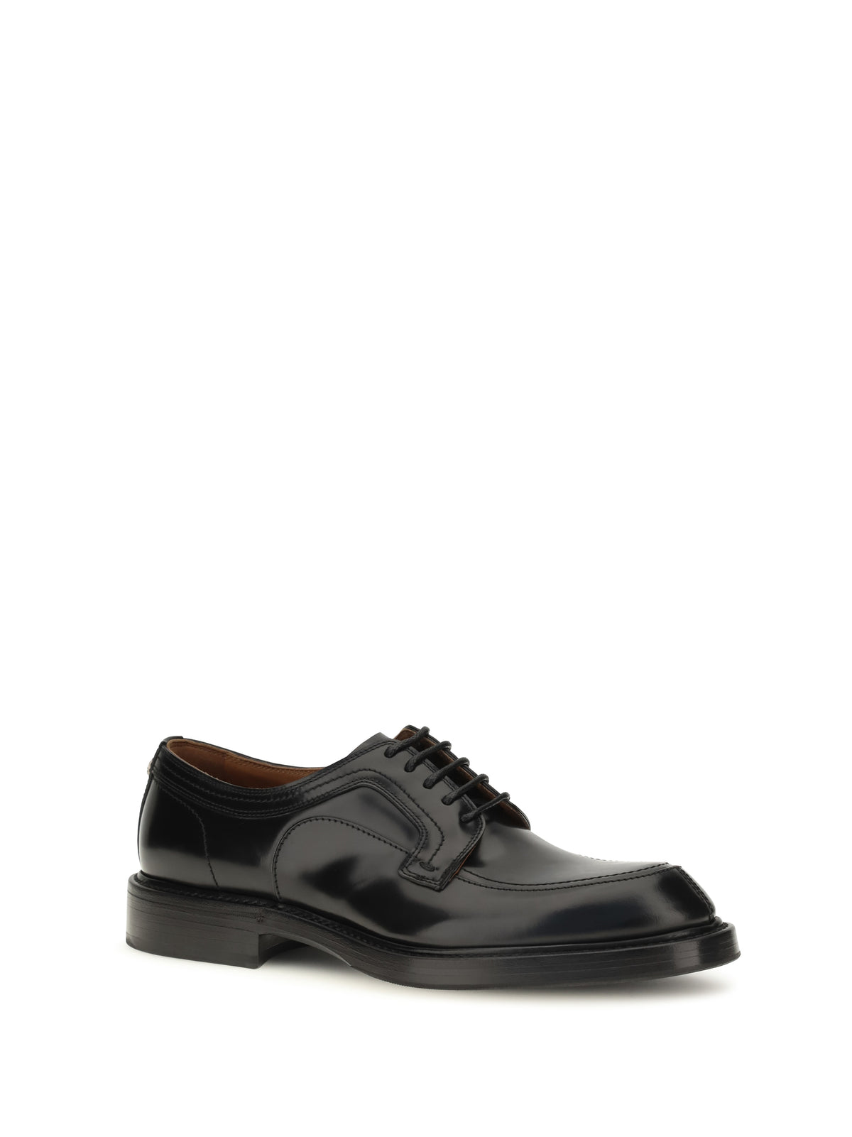 Dolce & Gabbana Calfskin Derby Loafers - Black