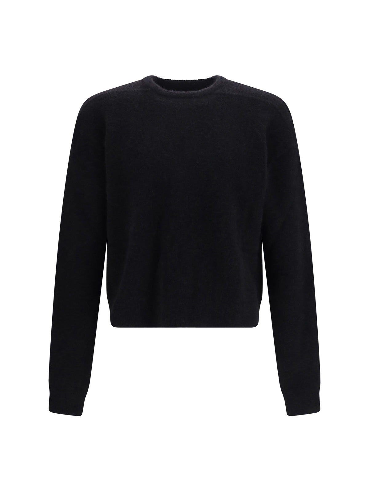 Rick Owens Round Neck Sweater - Black