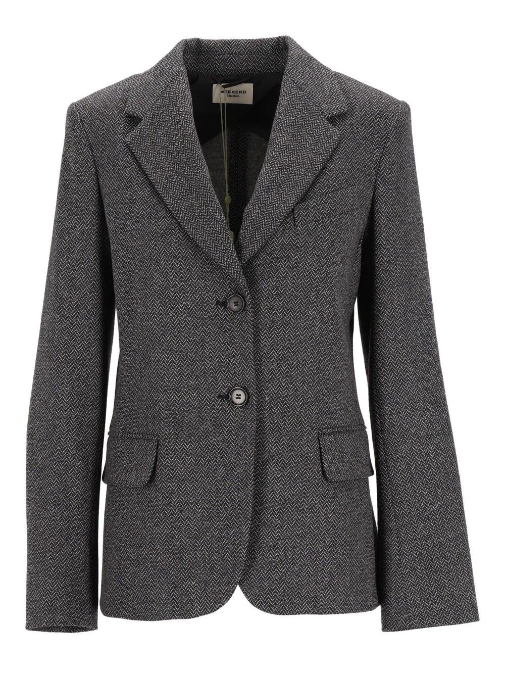 Weekend Max Mara Single-Breasted Blazer - Grey