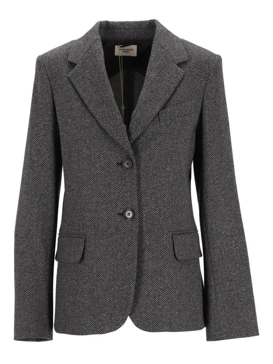 Weekend Max Mara Single-Breasted Blazer - Grey