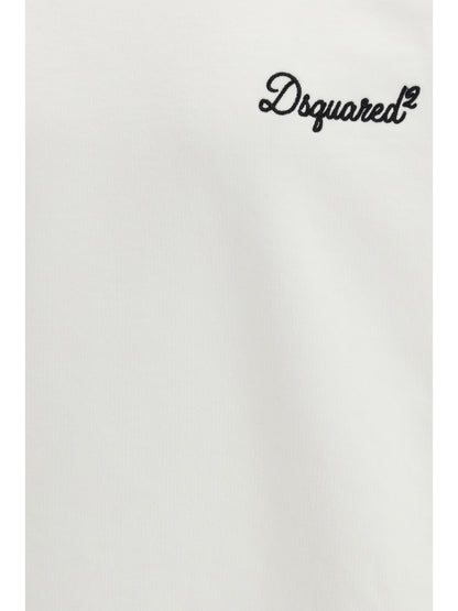 Dsquared2 Logo cotton Sweatshirt - White