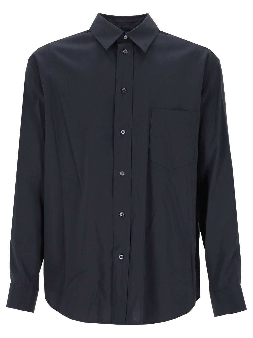 Emporio Armani Viscose Blend Shirt - Blue