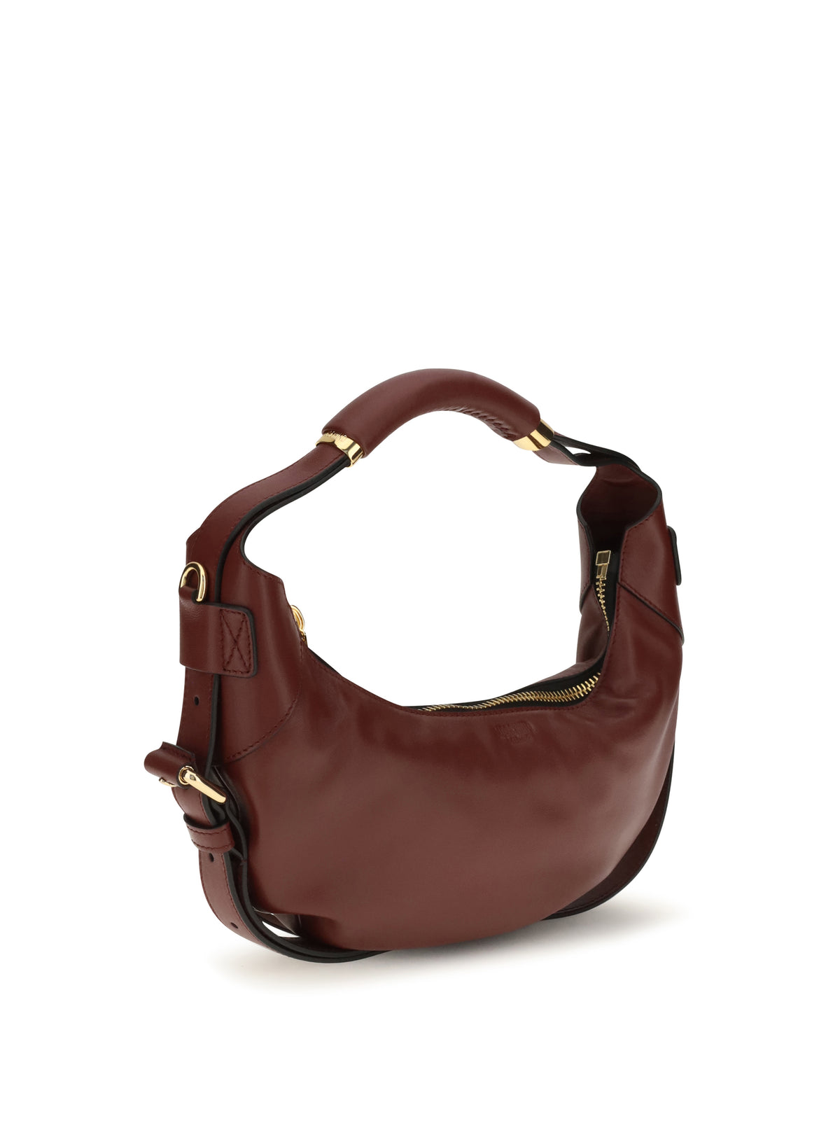 Moschino Leather Handbag - Vino