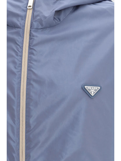 Prada Reversible Re-Nylon Down Jacket - Cammello+Aviazione