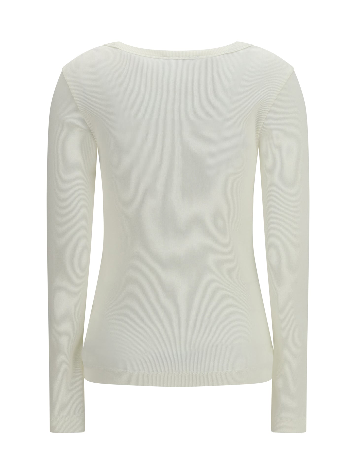 DOLCE & GABBANA Ribbed cotton henley T-shirt