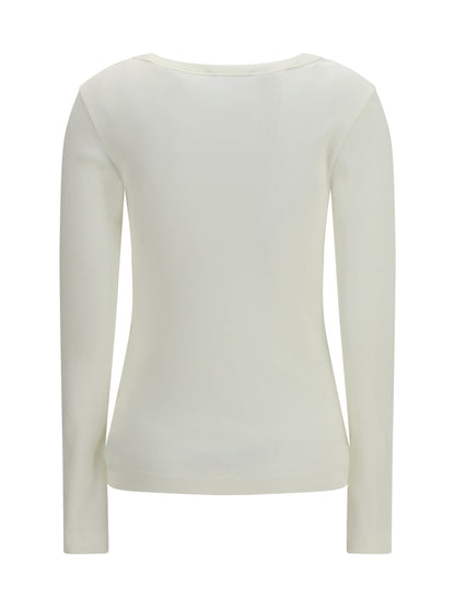 DOLCE & GABBANA Ribbed cotton henley T-shirt