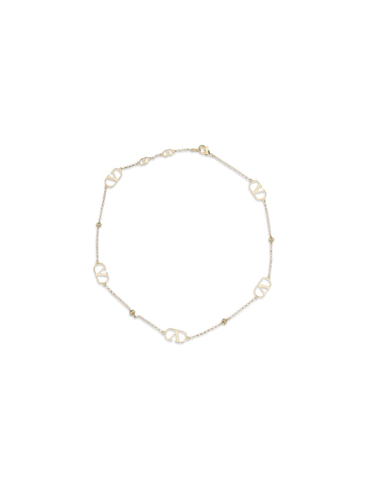 Valentino Garavani VLogo Signature Necklace - Gold