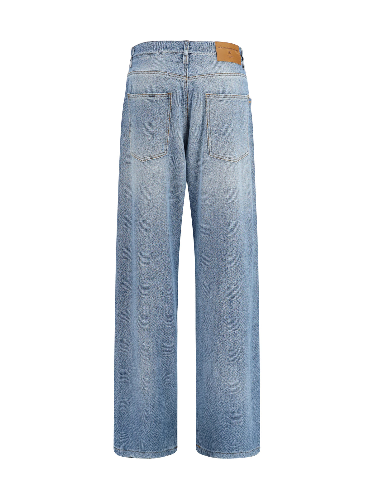 Ermanno Scervino Baggy Jeans in pure cotton - Bright Cobalt