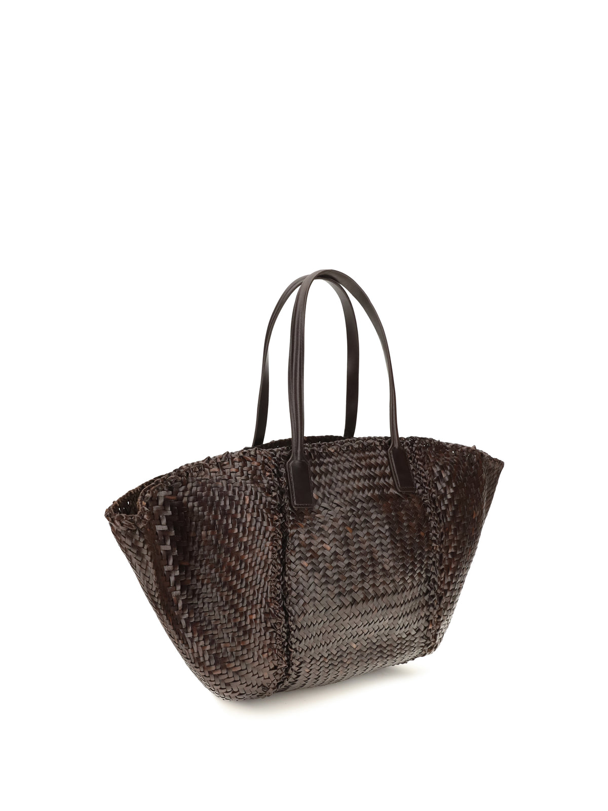 Dragon Diffusion Teresa handwoven Tote Bag - Dk Brown