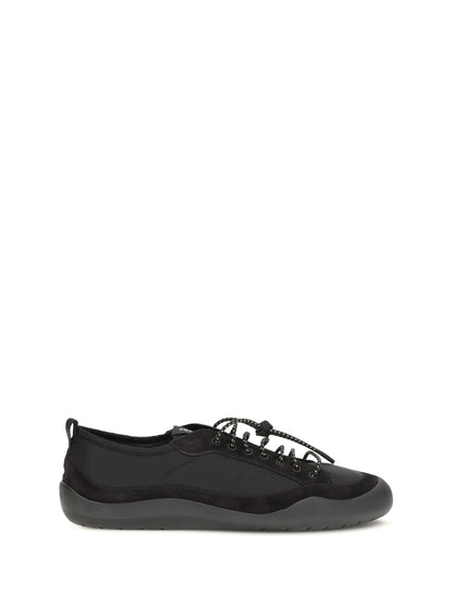 Prada Leather and fabric Sneakers - Black