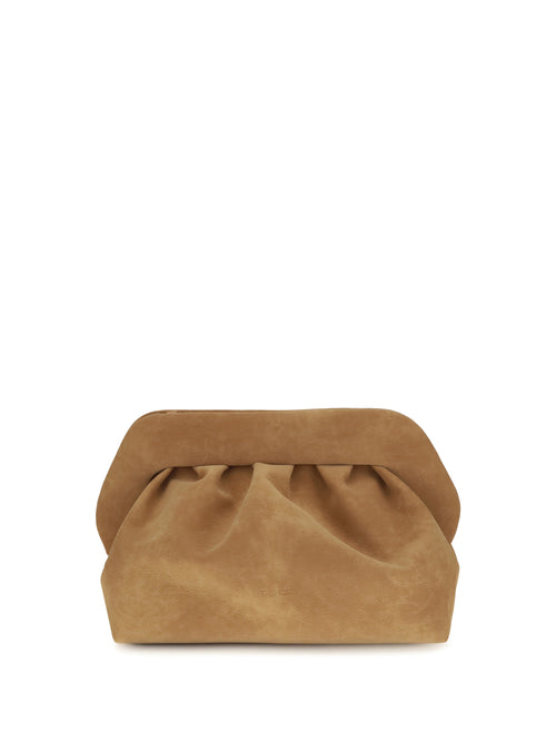 Themoirè Bios suede Handbag - Toast + Rocky Road