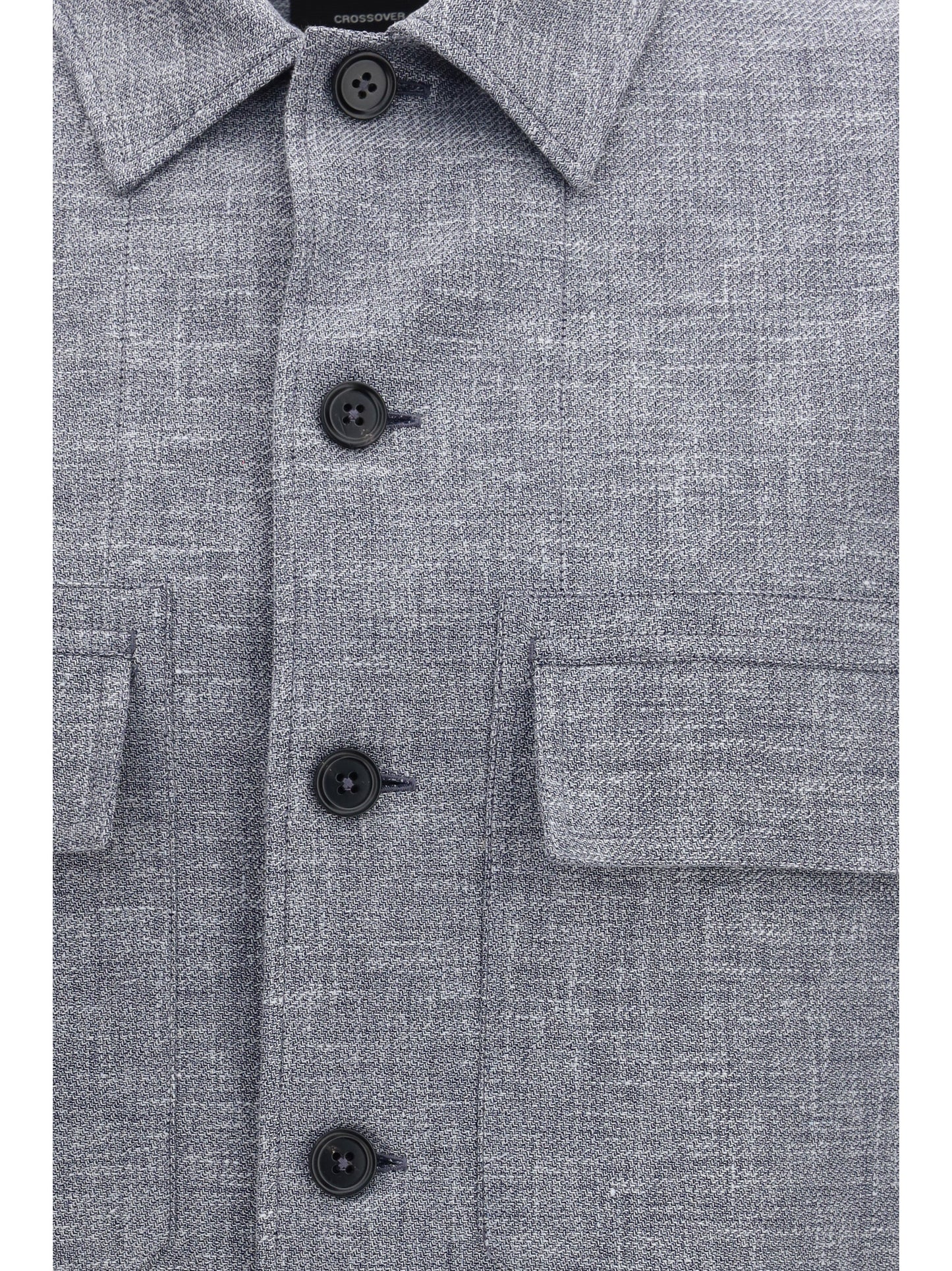 ZEGNA Crossover Shirt Jacket in linen wool and silk