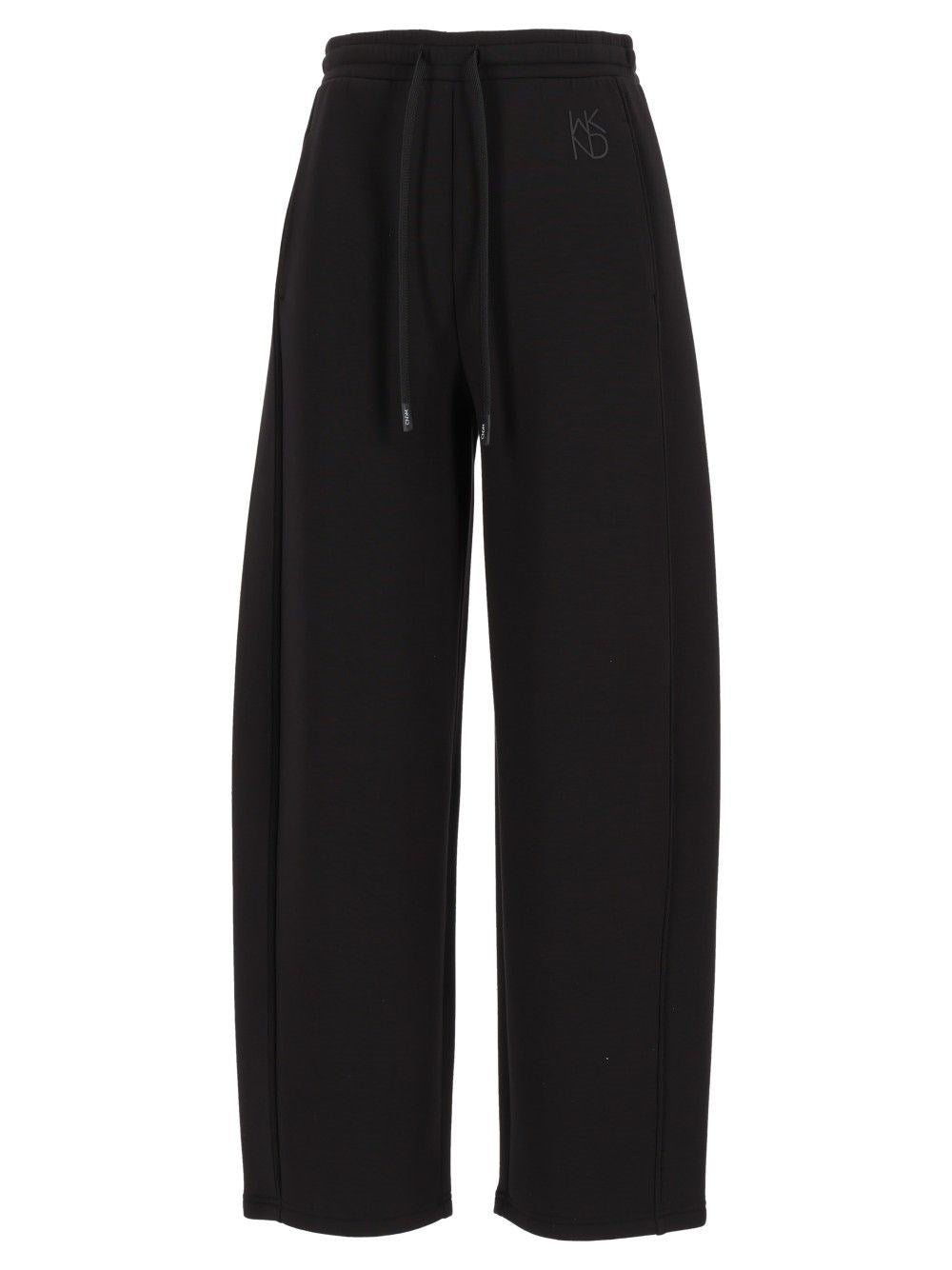Weekend Max Mara Flare Pants In Stretch Jersey - Black