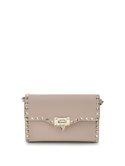 VALENTINO GARAVANI Rockstud leather Shoulder Bag