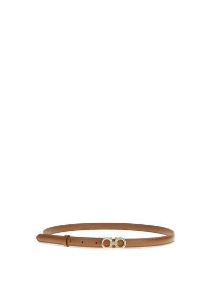 FERRAGAMO Gancini leather Belt