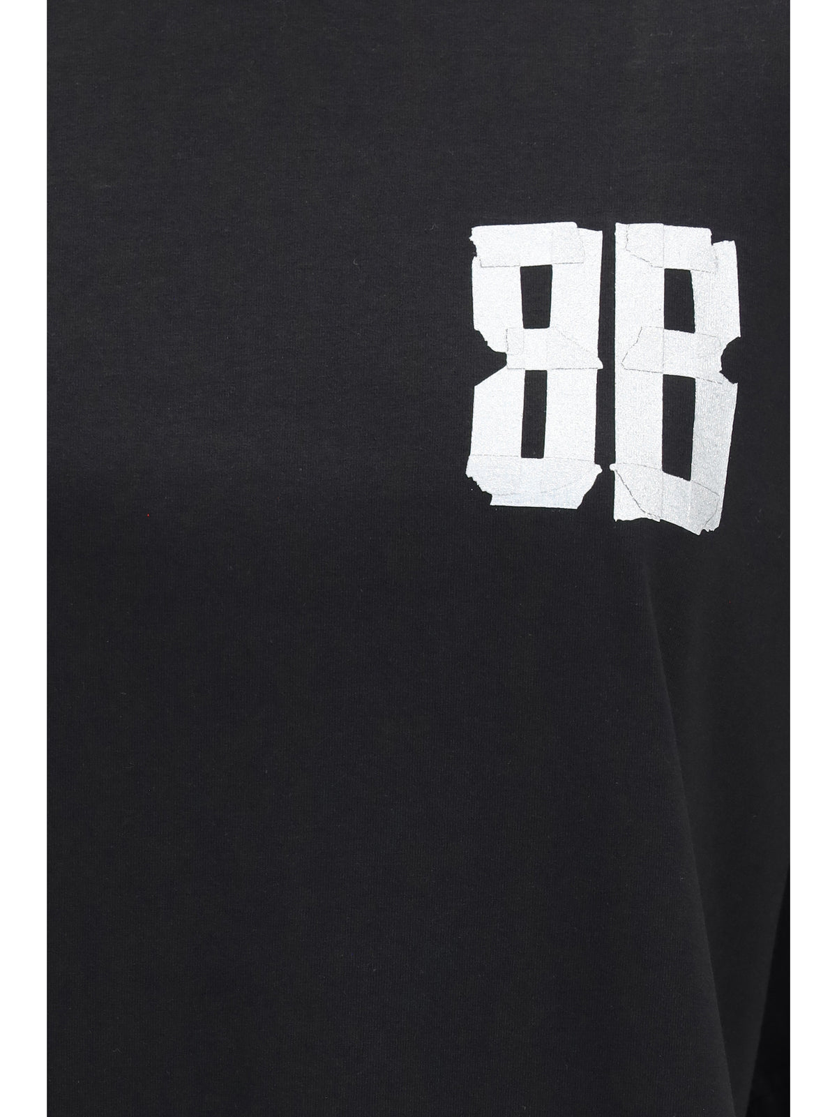 Balenciaga Glitter logo T-shirt - Black