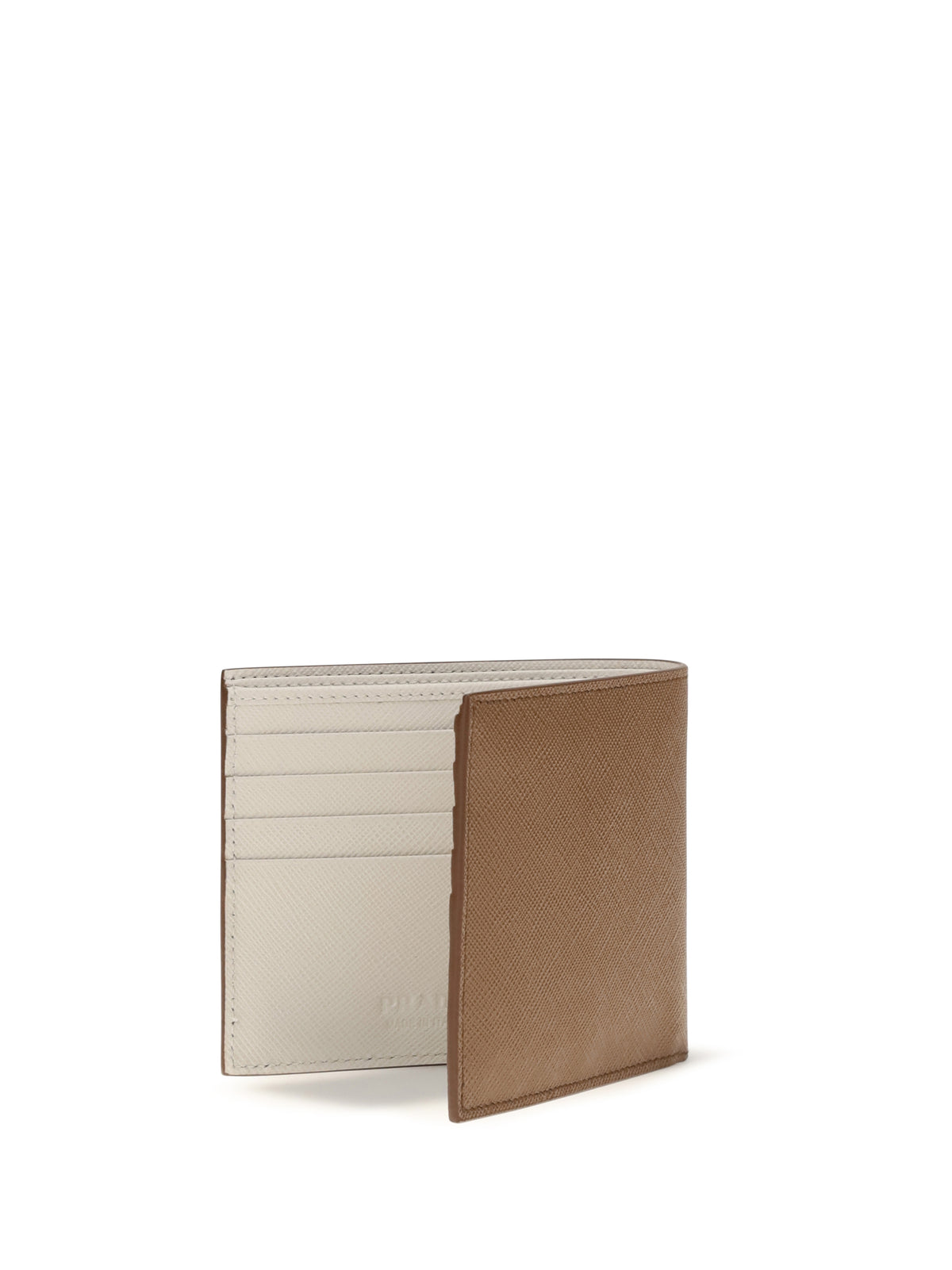 Prada Leather Wallet - Cuoio+Talco