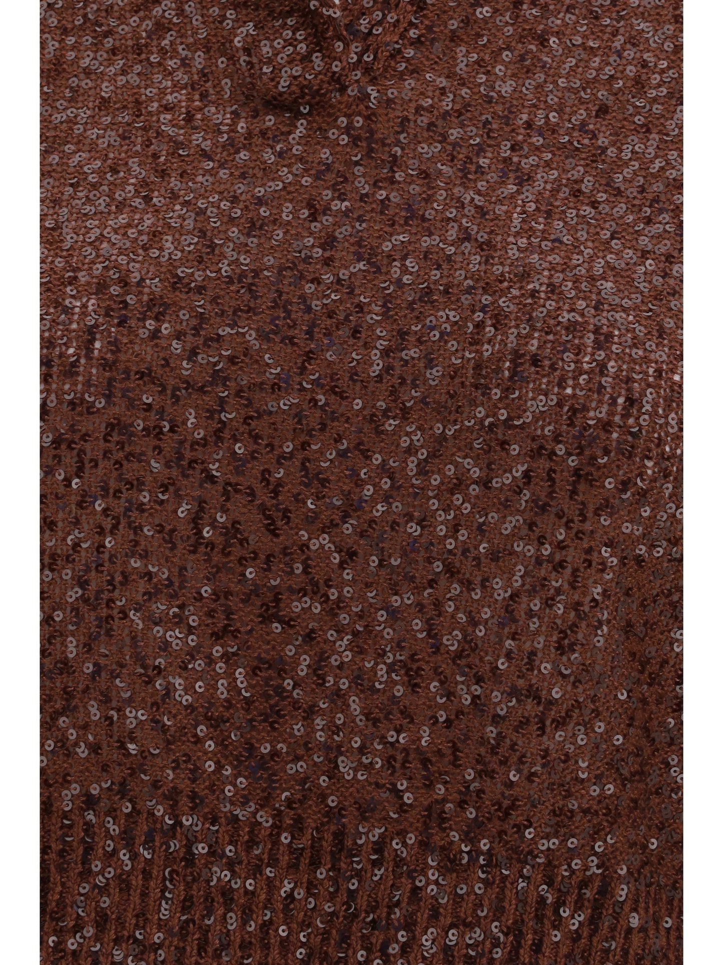 BRUNELLO CUCINELLI Linen, cashmere and silk Top with sequins