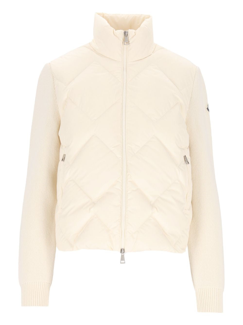Moncler Padded Wool And Cashmere Sweatshirt - White