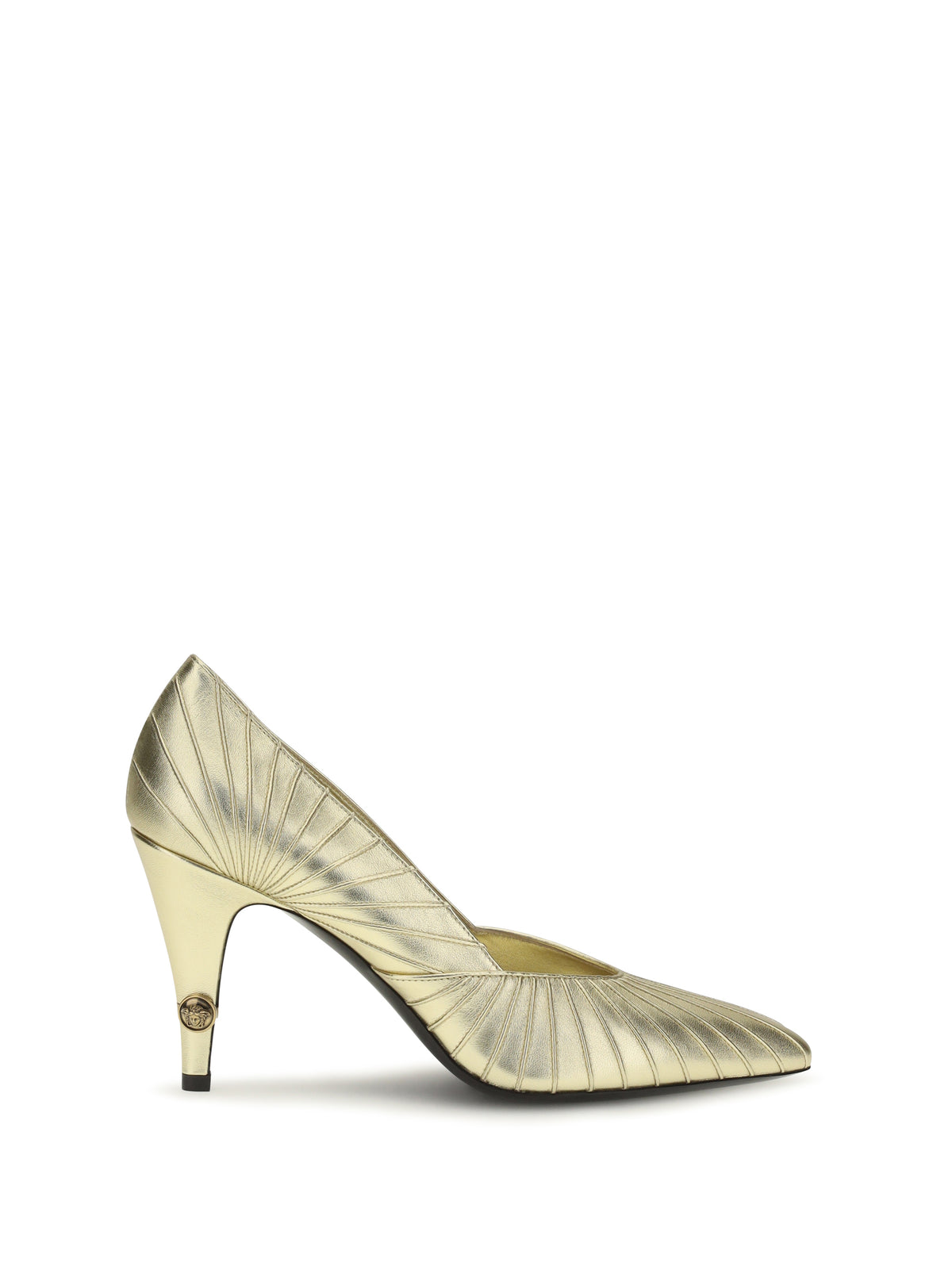 Versace Metallic leather Pumps - Light Gold