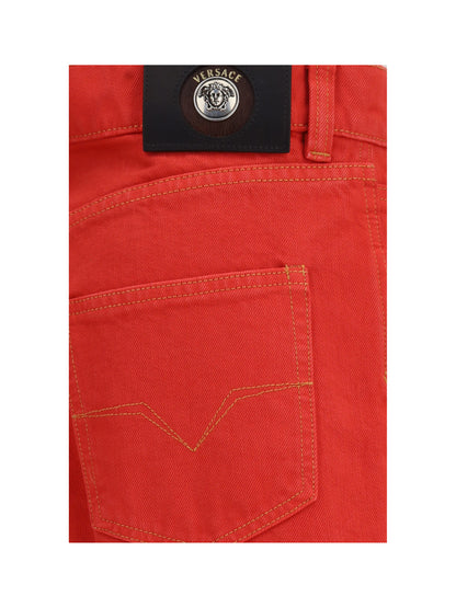 VERSACE Regular-fit cotton denim Jeans