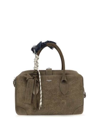 Golden Goose Vita Medium leather Travel Bag - Military Green
