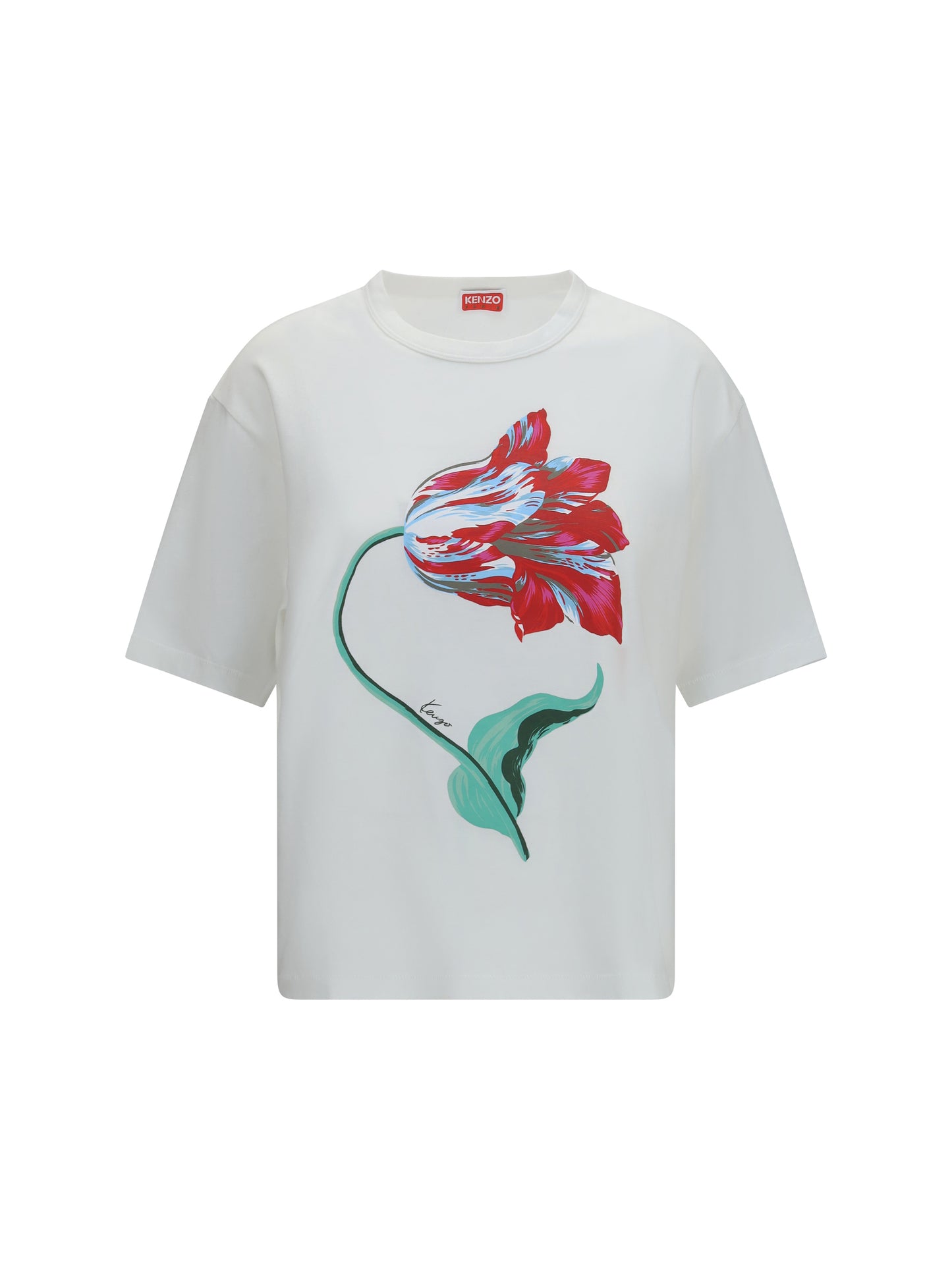 KENZO Kenzo Tulip cotton T-shirt
