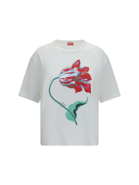 KENZO Kenzo Tulip cotton T-shirt