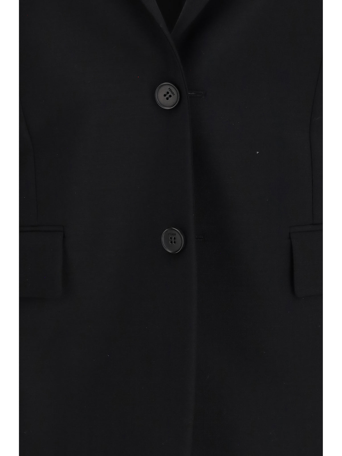 Fendi Kid mohair Blazer - Black
