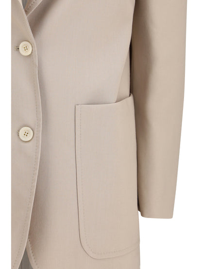 MAX MARA Single-breasted wool-blend Blazer
