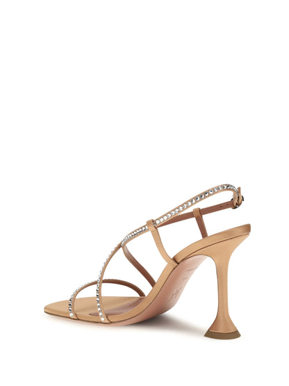 AMINA MUADDI Sally Crystal Sandals