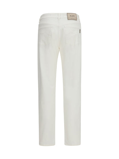 Moorer Milton-15 Jeans - White