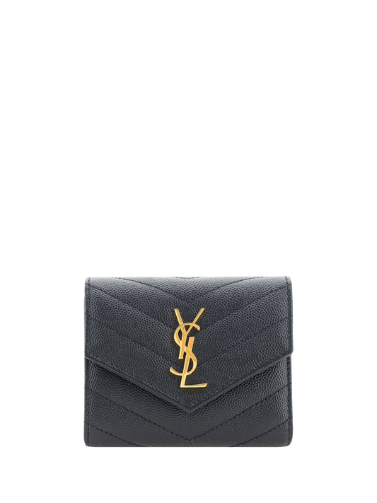 SAINT LAURENT Cassandre leather Wallet