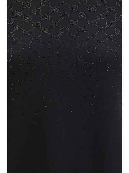Gucci Wool-blend mini Dress - Black/Mix