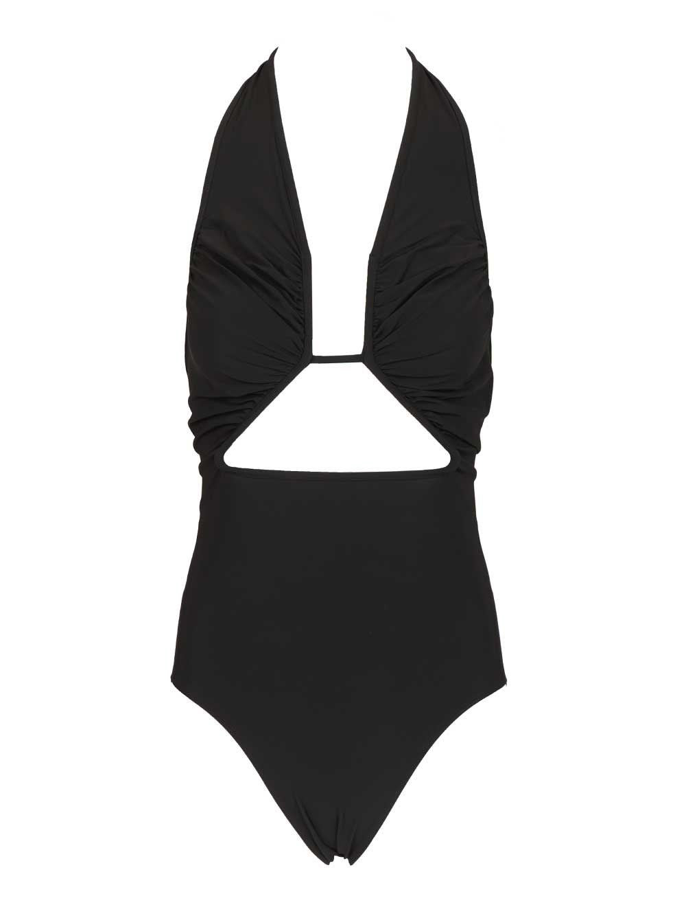 Rick Owens One-Piece Halter Prong - Black