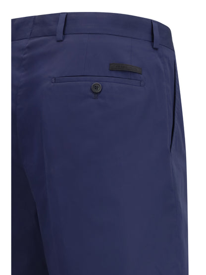 Prada Cotton Shorts - Navy