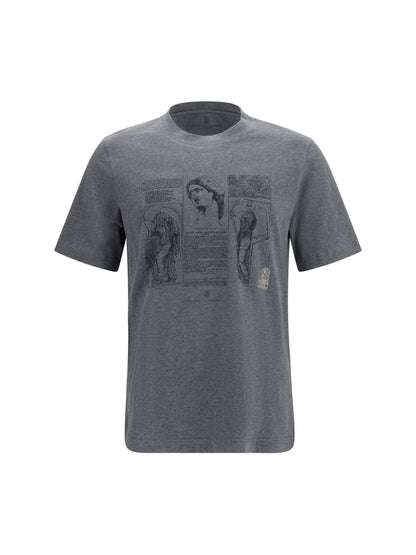 BRUNELLO CUCINELLI Cotton printed T-shirt
