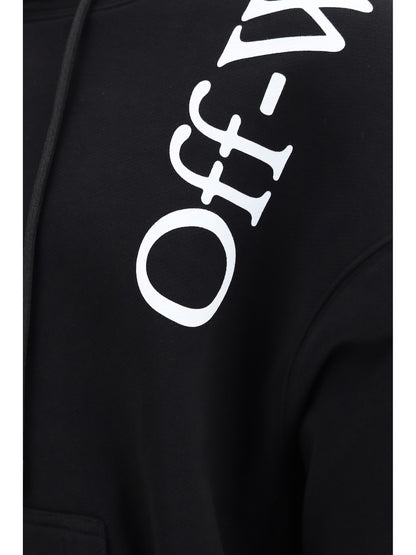 Off-White Vertical Bookish Skate Hoodie - Black
