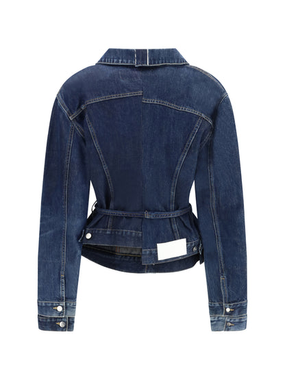 E.L.V. Denim Ridley denim Jacket - Mid Blue