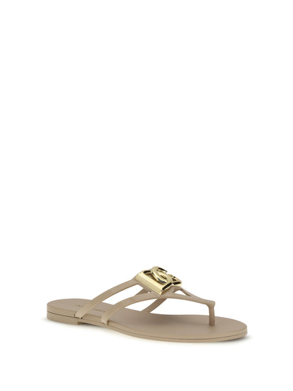 DOLCE & GABBANA Logo rubber Sandals