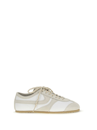 Dries Van Noten Leather Sneakers - White