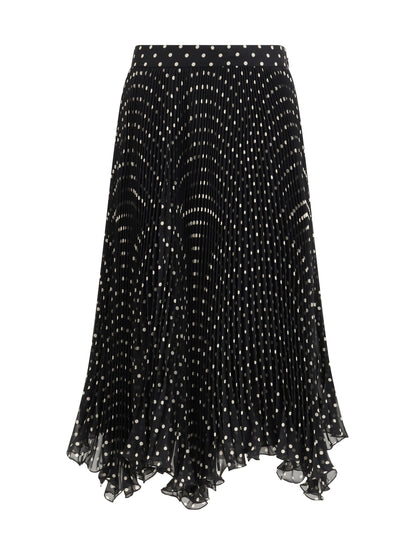 VALENTINO Polka-dot silk Skirt