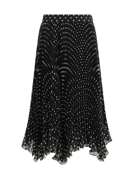 VALENTINO Polka-dot silk Skirt