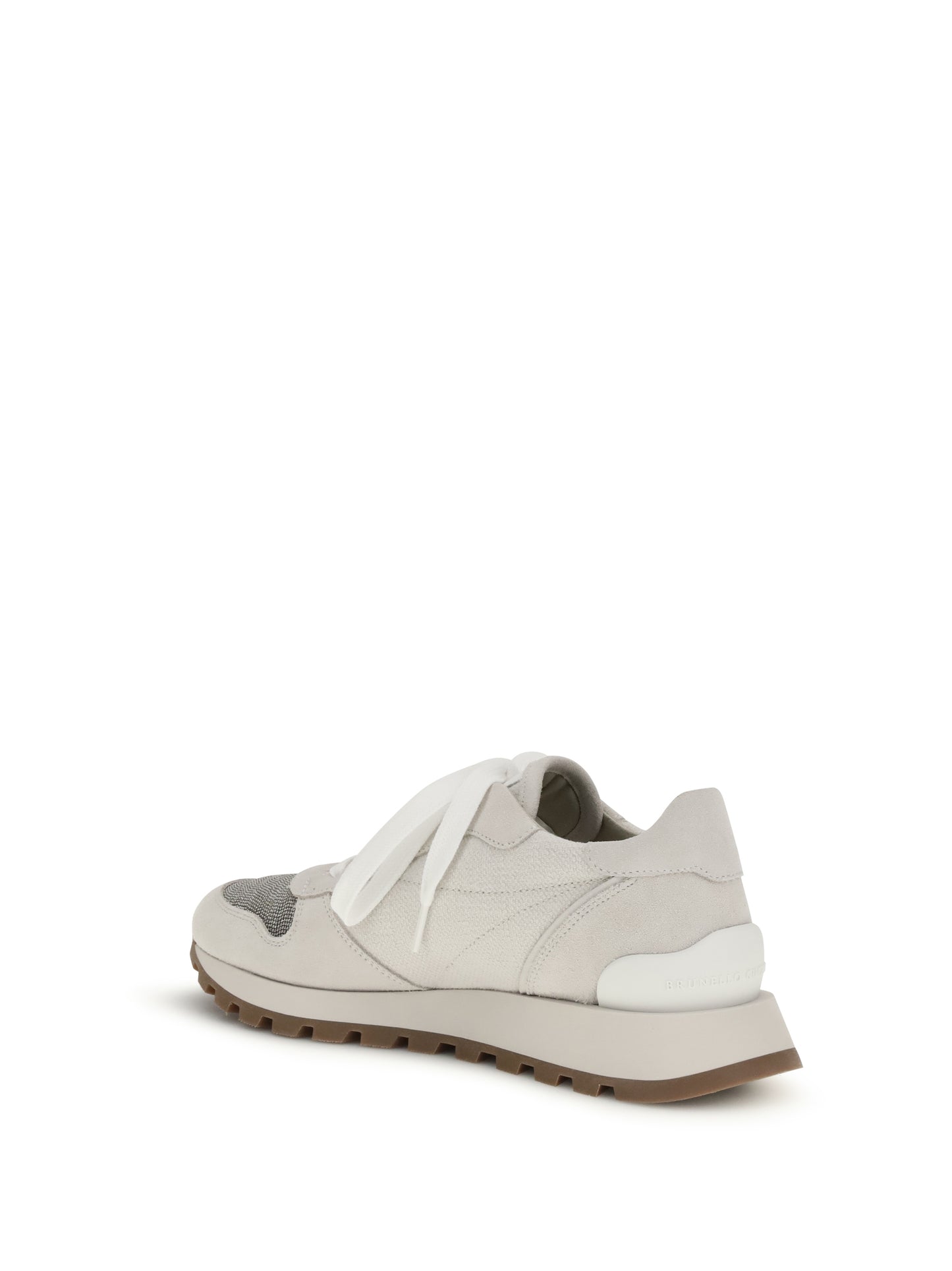 BRUNELLO CUCINELLI Precious Toe Sneakers in suede and techno fabric