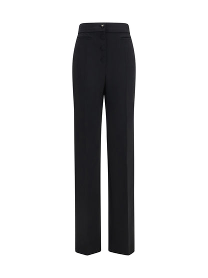 Valentino Wool flare Pants - Black
