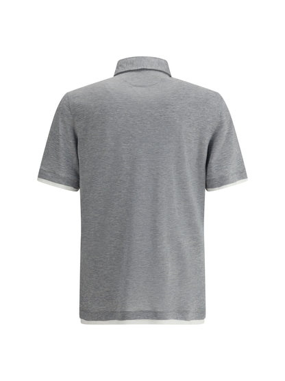 BRUNELLO CUCINELLI Silk Polo Shirt