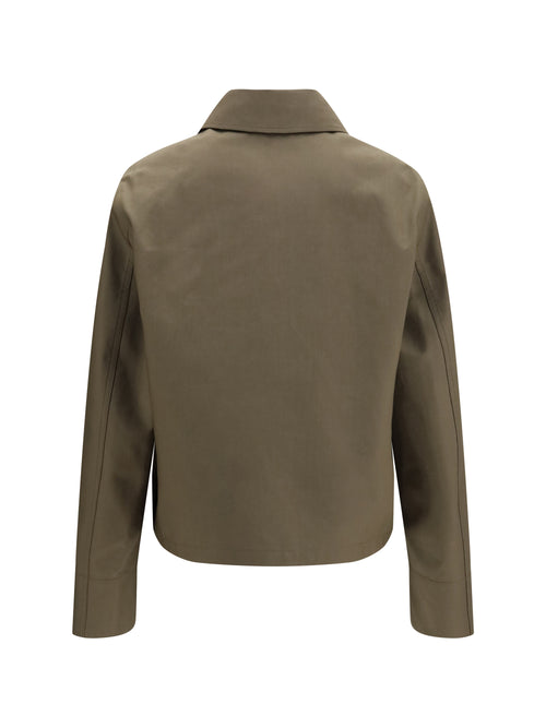 Fendi Mackintosh fabric Jacket - Green Milit.+Tabacco