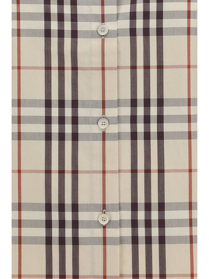 BURBERRY Regular fit check cotton Shirt